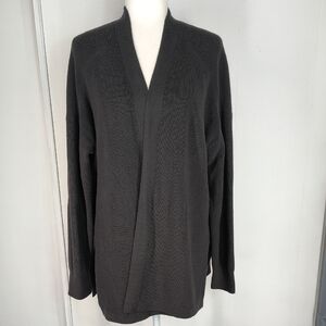 Lululemon Side Slit Sweater Wrap Graphite Grey Size 8